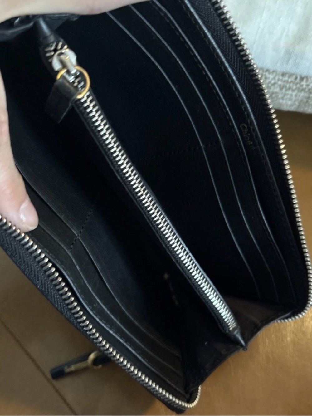 Chloé Black Zip-Around Paddington wallet WITH LOCK AND KEY - vintage - Picture 7 of 9